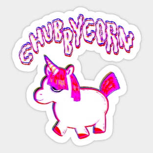 Chubbycorn Sticker